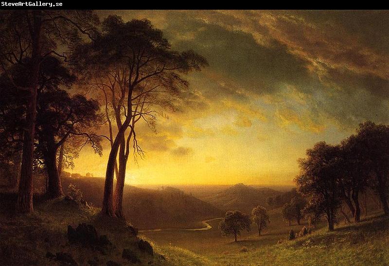 Albert Bierstadt Sacramento River Valley